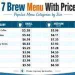 7 Brew Menu With Prices in USA 7 Brew Menu With Prices