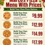 Marco’s Pizza Menu With Prices USA Marco’s Pizza Menu