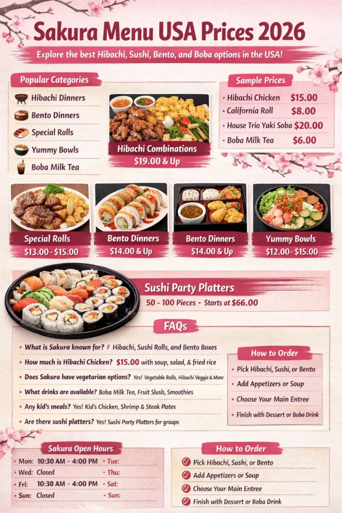 Sakura Menu