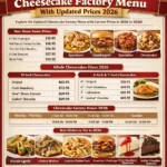 Cheesecake Factory Menu With Prices Cheesecake Factory Menu With Prices