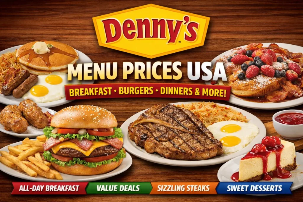 Denny’s Menu With Prices