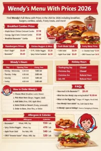 Wendy’s Menu