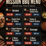Mission BBQ Menu USA Prices Mission BBQ Menu