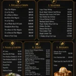 Steak 48 Menu USA Prices Steak 48 Menu Prices
