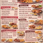 TGI Fridays Menu Prices USA TGI Fridays Menu Prices