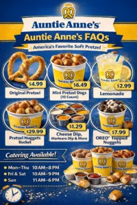 Auntie Anne’s Menu With Prices