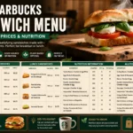 Starbucks Sandwich Menu with Prices & Nutrition Starbucks Sandwich Menu