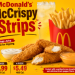 McDonald’s McCrispy Strips Price, Nutrition & Allergen McDonald’s McCrispy Strips