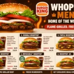Burger King Whopper Menu Prices, Calories & Best Deals Burger King Whopper Menu