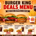 Burger King Deals Menu: Save More on Every Order Burger King Deals Menu