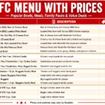 KFC Menu With Prices USA KFC Menu With Prices